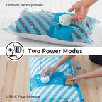 DR. SAVE DUO operating with built-in battery and USB-C power