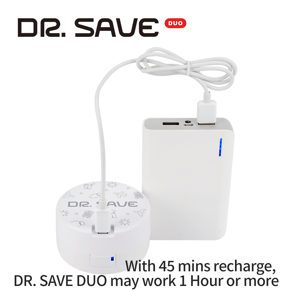 DR. SAVE DUO吸排気両用ミニ真空機（内蔵リチウム電池）