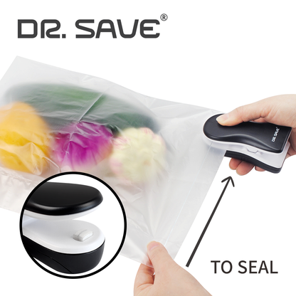 Portable 2-in-1 Food Sealing Machine Battery Operated